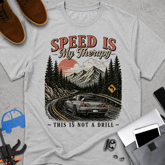 Speed Is My Therapy T-Shirt | Car Enthusiast Shirt